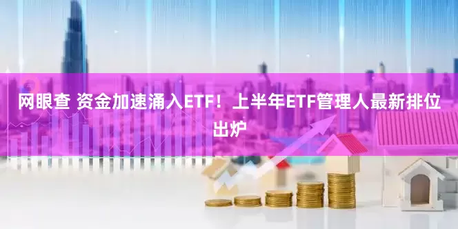 网眼查 资金加速涌入ETF！上半年ETF管理人最新排位出炉