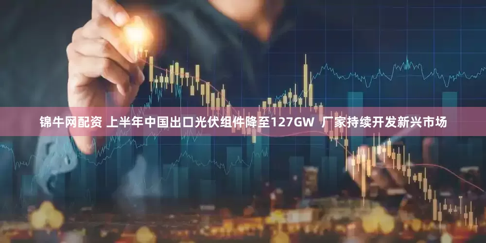 锦牛网配资 上半年中国出口光伏组件降至127GW  厂家持续开发新兴市场